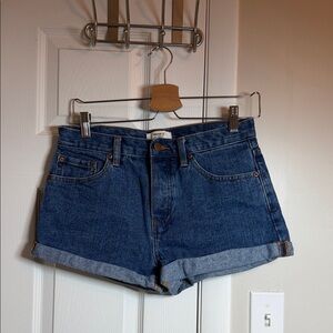 Forever 21 Dark Blue Jean Shorts